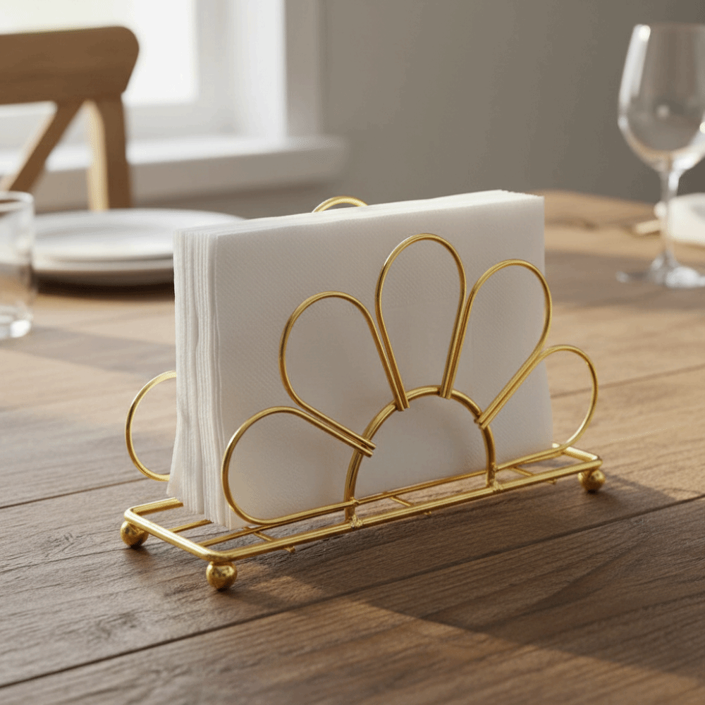 Agar Tissue Culture - Durable Metal Napkin Holder Decorative Elegant