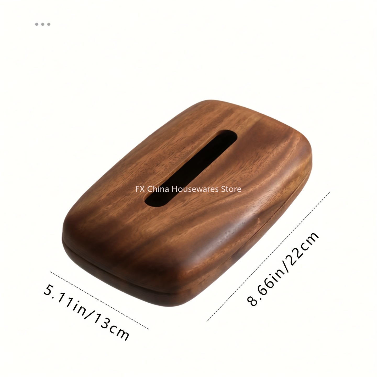 Walnut Wood Tissue Box Cover H - Agar Tissue Culture recension och pris