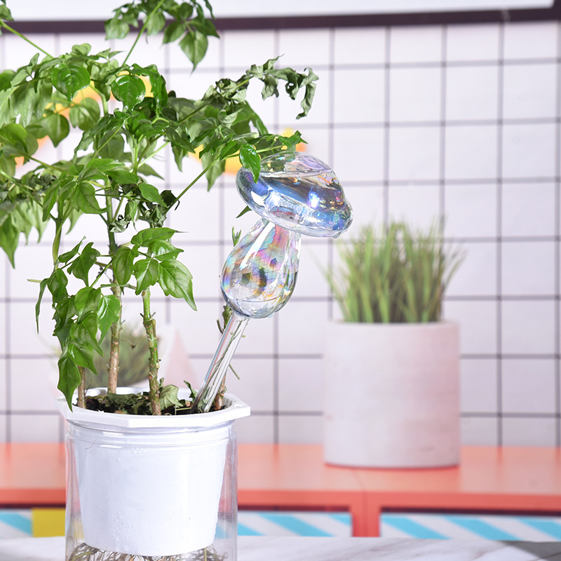 1/2PCS Glass Straw Automatic P - Self Watering Insert recension och pris